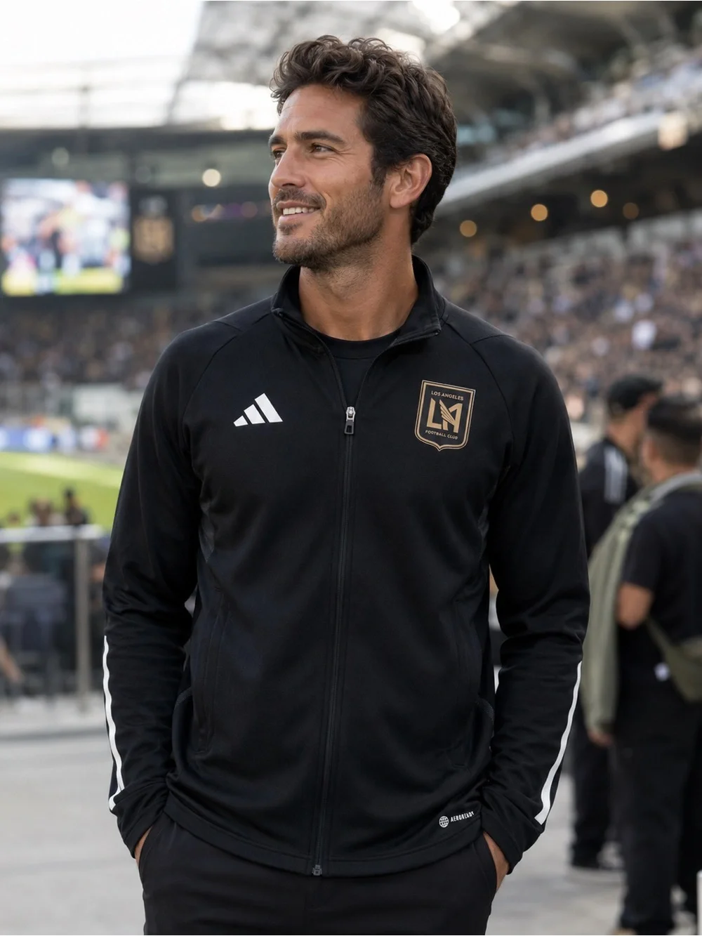 🆕 Adidas LAFC Los Angeles FC AEROREADY Track Jacket Men’s Small NWT